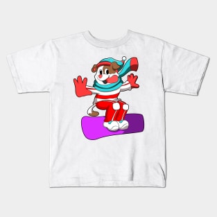 Dog at Snowboarding with Snowboard Kids T-Shirt